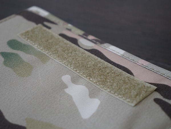 Mercury Tactical Zippered Padfolio Exterior Multicam Velcro Patch