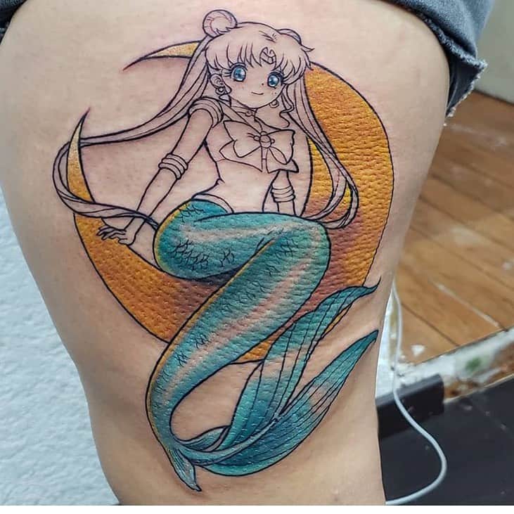 Mermaid Sailor Moon Tattoo