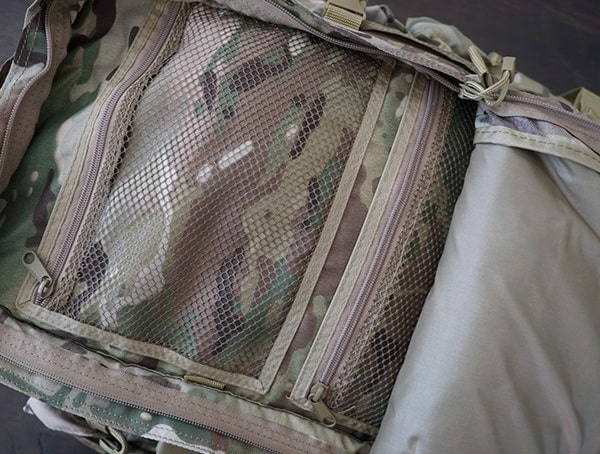 Mesh Compartment Zippere Closed Mercury Tactical Recon Backpack