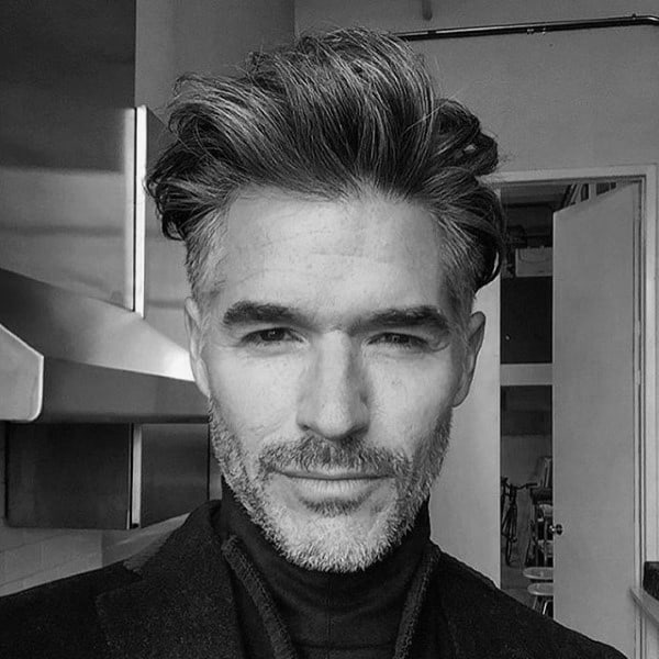 Messy Classic Haircuts For Men With Wavy Hair