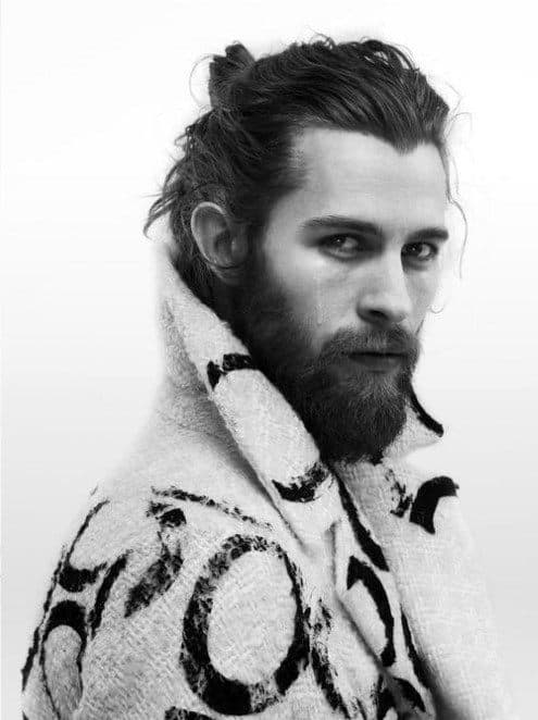 Messy Samurai Long Hair For Guys