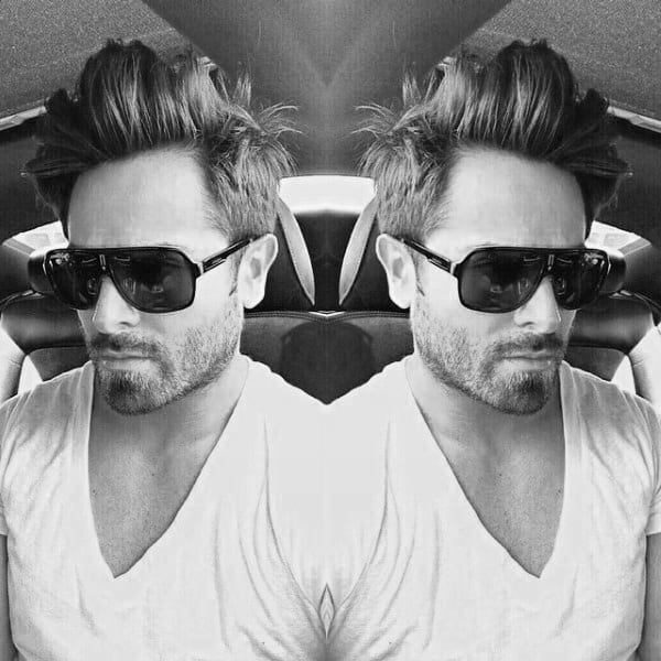 Messy Trendy Pompadour For Modern Men