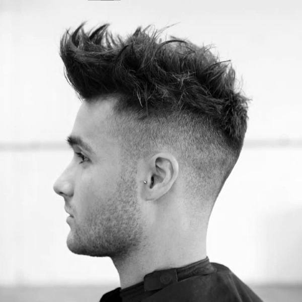 Messy Undercut Mens Haircut For Medium Wavy Hair