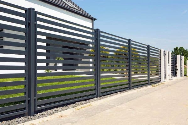 Metal Home Ideas Modern Fence
