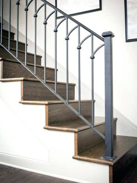 metal ideas for home stair railing