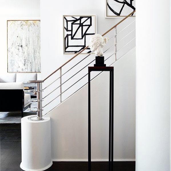 modern metal staircase railing ideas