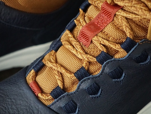 Midnight Navy Arrowood 2 Mid Waterproof Sneaker Mens Boot Lace Details