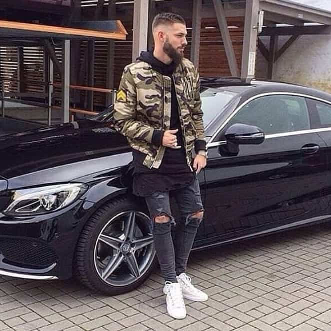 Military Jacket Street Wear Style