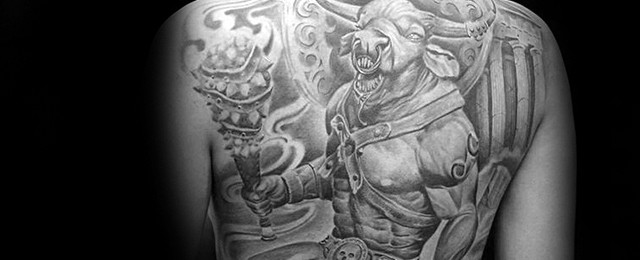 Minotaur Tattoo Designs For Men