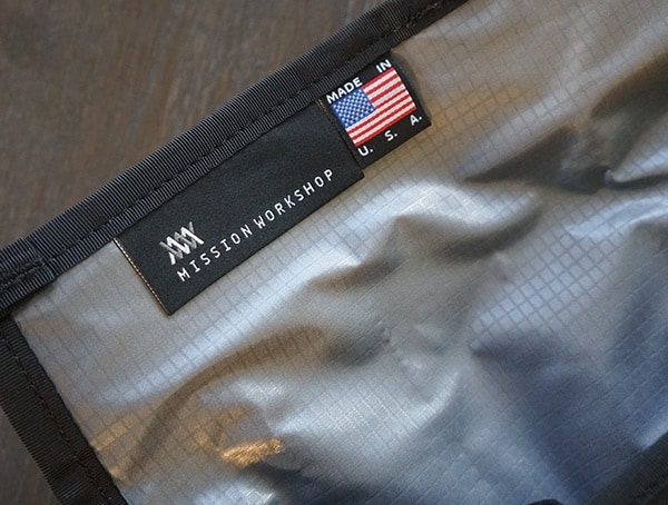 Mission Workshop Made In The Usa Weatherproof Backpacks Detail