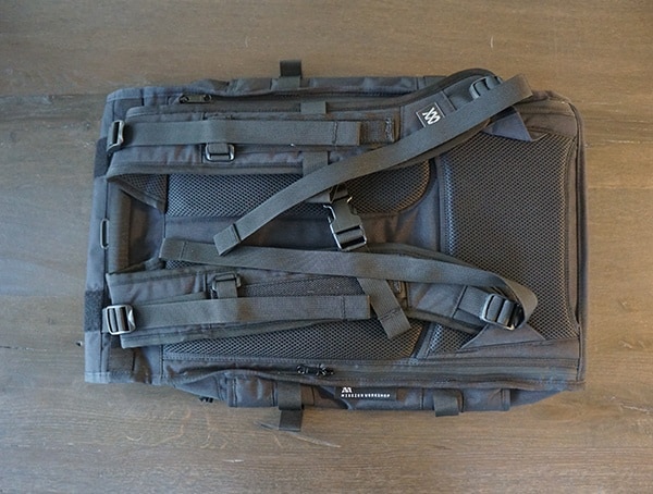 Mission Workshop The Rhake Backpack Rear With Two Arkiv Rails