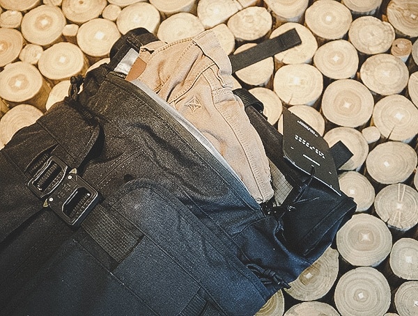 Mission Workshop The Rhake With Spare Clothing In Main Compartment