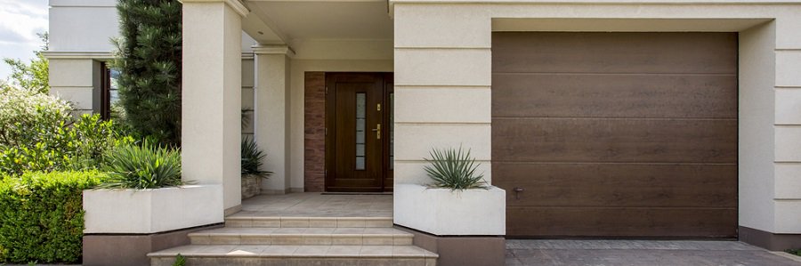modern wood garage doors 