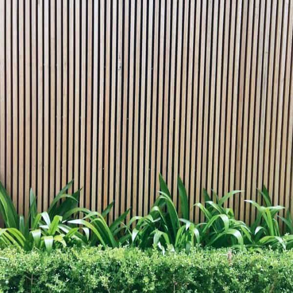 fence with plant box