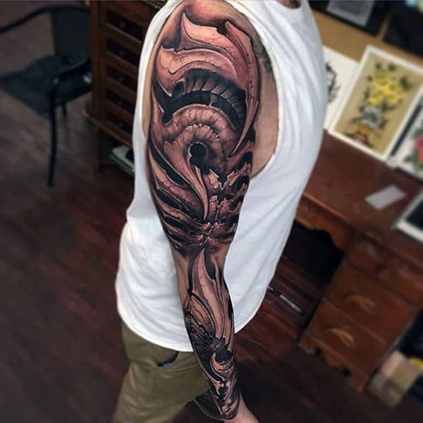 Modern Full Sleeve Insane Tattoos For Men