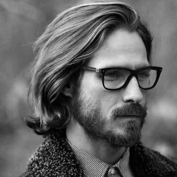 Modern Hipster Mens Hairstyles Long Straight