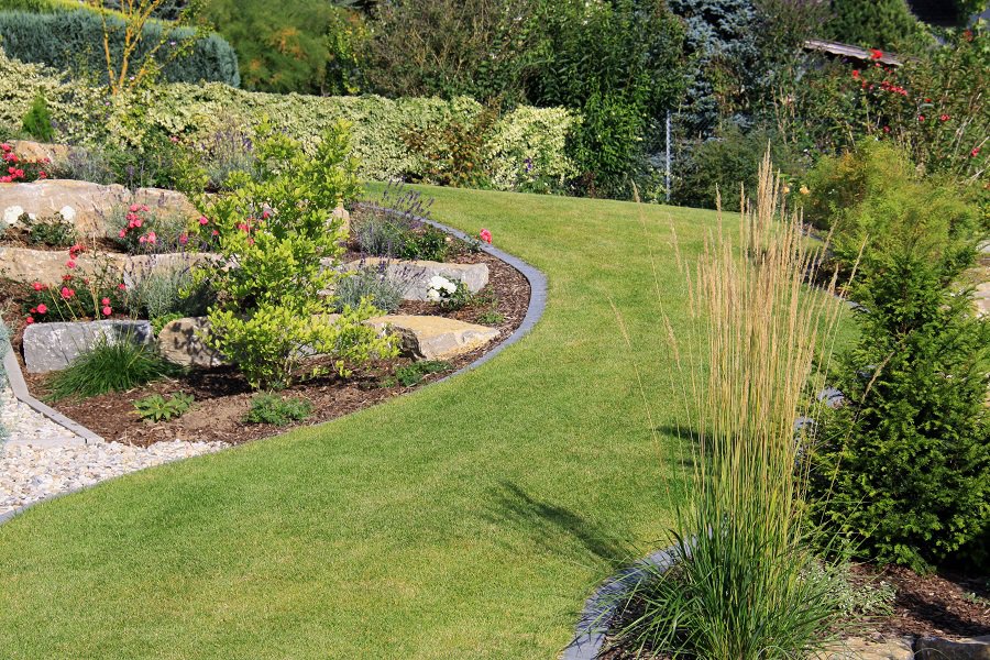 layered rock landscape