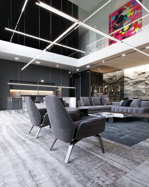 Modern Led Light Strips Living Room Lighting