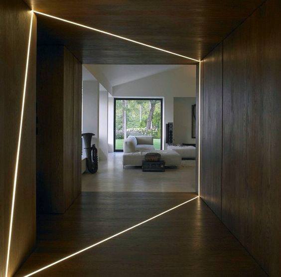 Modern Led Strips Hallway Lighting Spectacular Ideas