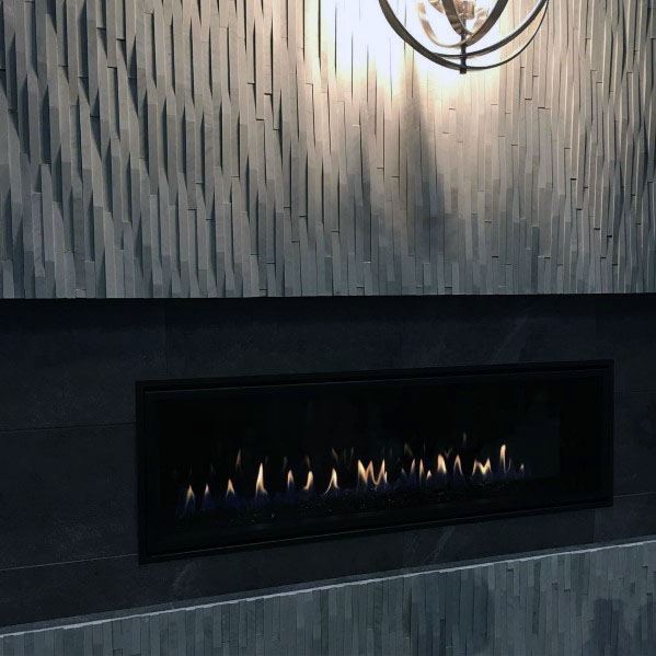 gas linear fireplace
