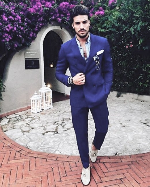 Modern Male How To Wear A Suit Without A Tie Outfits Styles