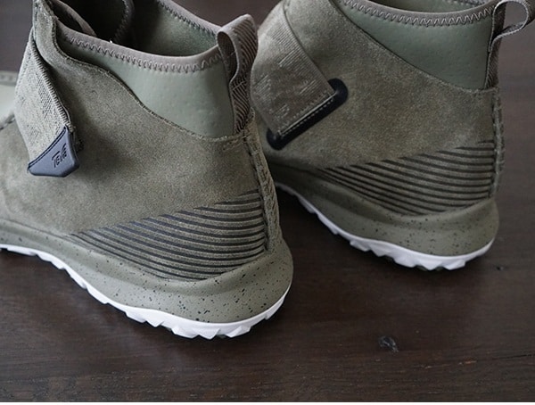 Modern Mens Chukka Boots Teva Peralta Burnt Olive Heel Detail