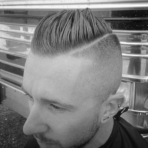 Modern Mens Haircut Skin Tight Fade