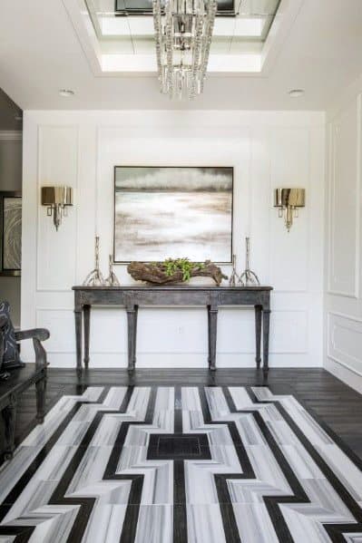 Modern Ornate Designs Entryway Tile