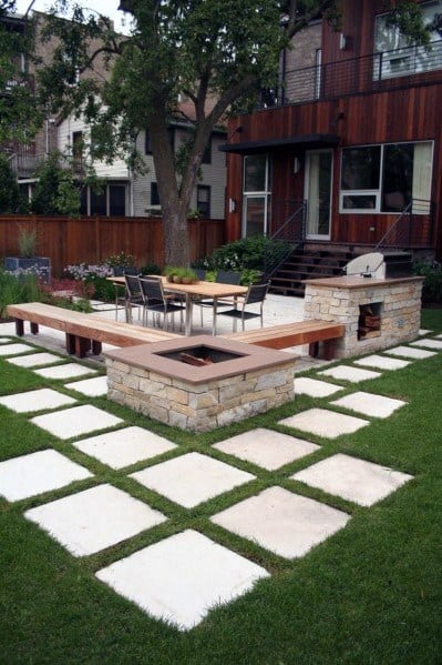 grass paver steps 
