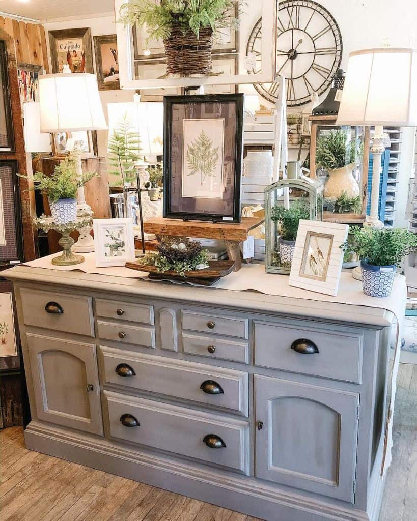 modern rustic decor in home