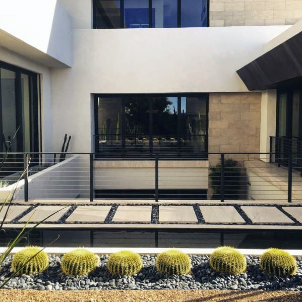 Modern Walkway Stepping Stone Landscaping Ideas