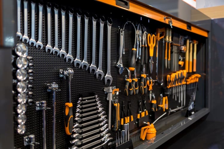 modern wall organizer garage pegboard