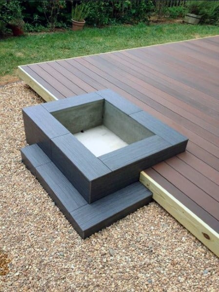 tiled firepit