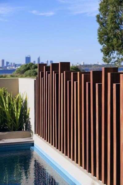 vertical board fence 