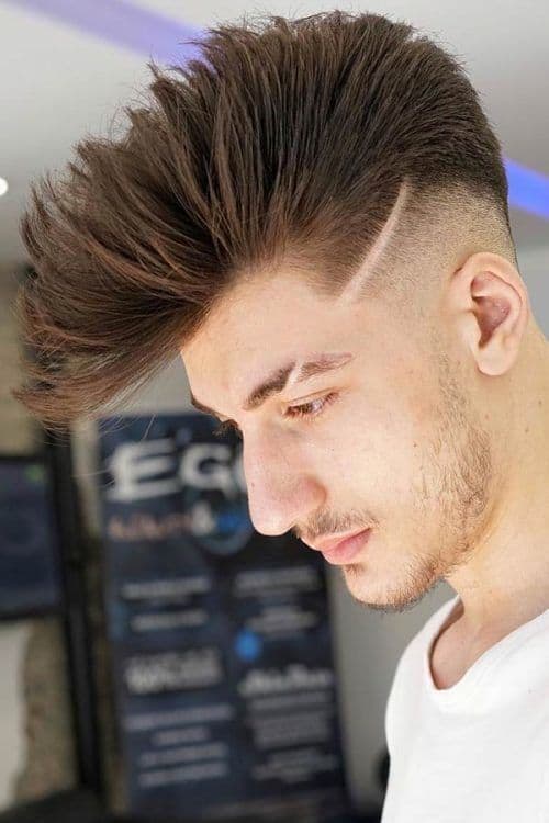 Mohawk Bald Fade Haircut