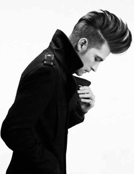 Mohawk Straight Long Undercut Men