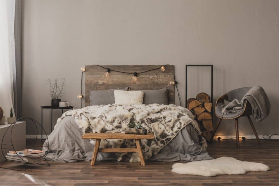 moody boho romantic bedroom 