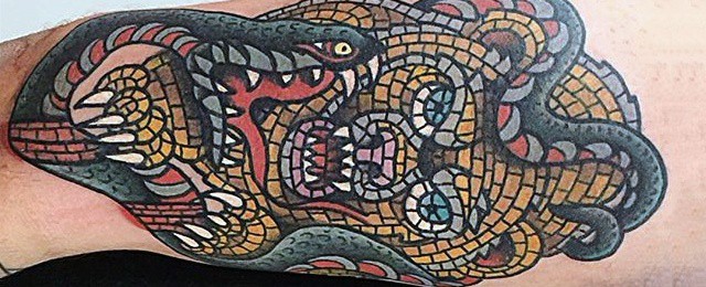 Mosaic Tattoo Designs For Men