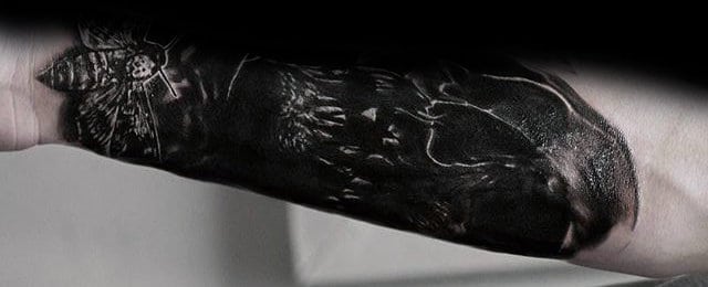 Moth Tattoos For Men