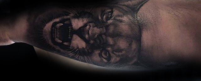 Mountain Lion Tattoo Designs For Men