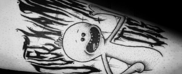 Mr Meeseeks Tattoo Ideas For Men