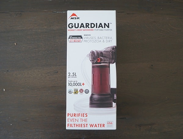 Msr Guardian Purifier Box Front