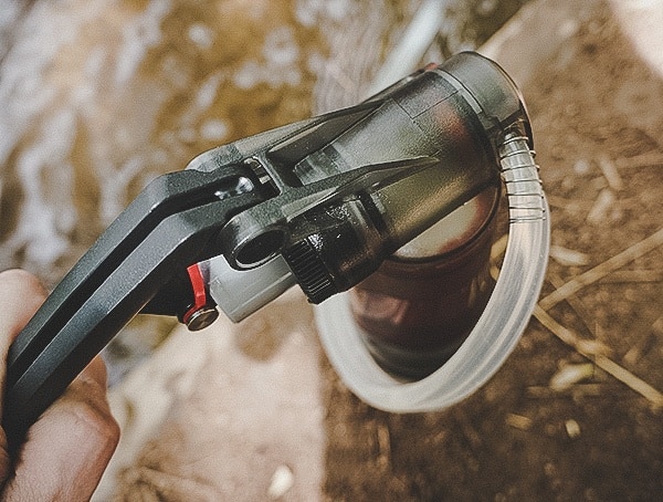 Msr Guardian Purifier Pump Handle Open