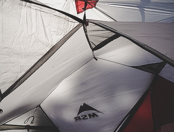 Msr Hubba Tour 3 Tent Ceiling With Built In Storage Mesh Nets