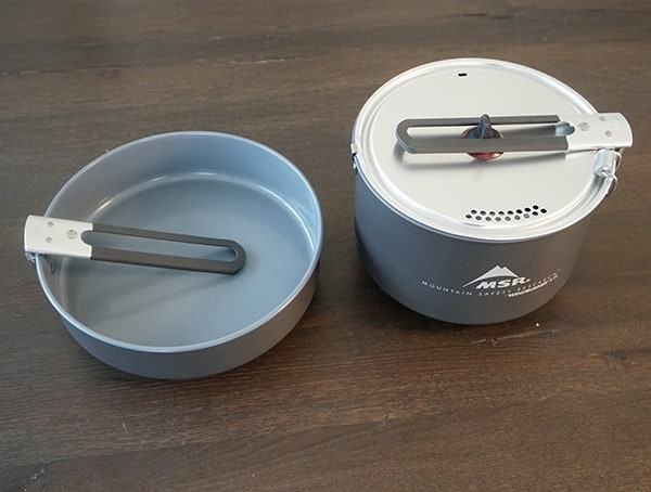 Msr Windburner Stove System Combo Aluminum Nonstock Pot And Skillet With Talon Handle