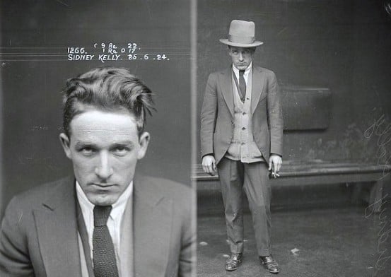 Mugshot From The 1920s Mens Gangster Fashion