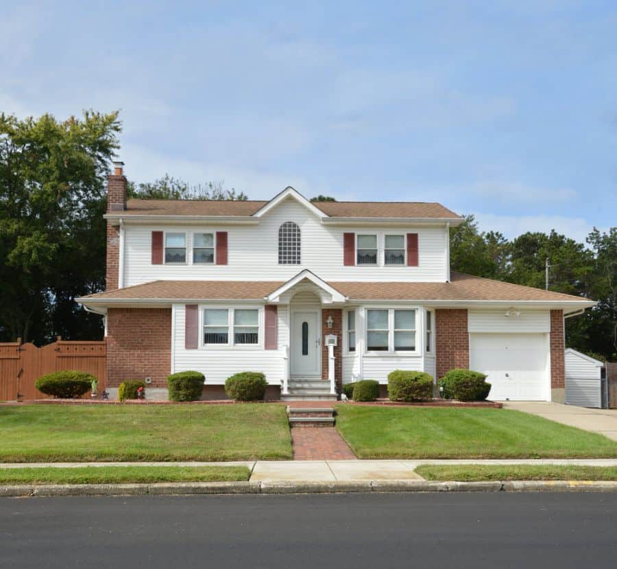 multi-level ranch-style home