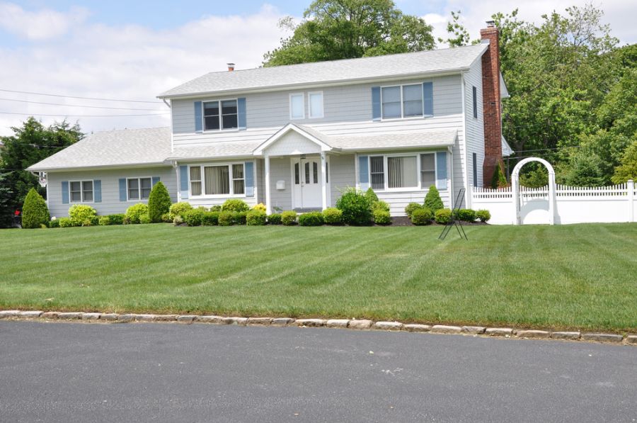 large two storey ranch-style house