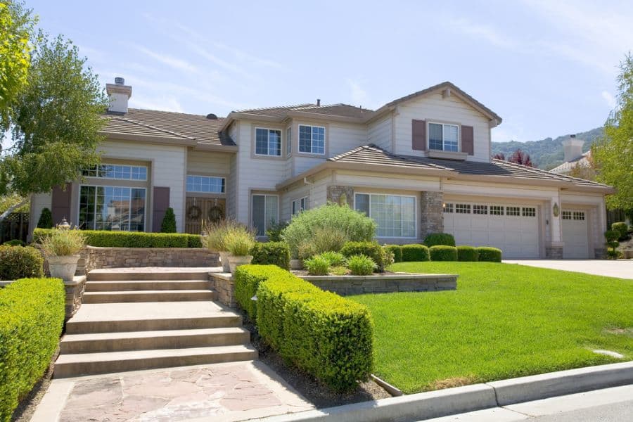 luxury home with multi-levels