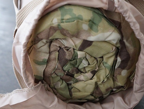 Multicam Snugpak Special Forces 1 Sleeping Bag Rolled Up